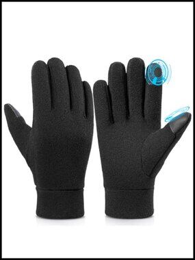 Touch Screen Thermal Polar Fleece Gloves - Warm Winter Gloves for Running